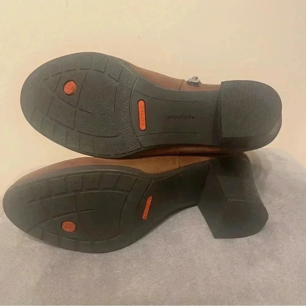 ROCKPORT Trutech Leather Booties Size 8.5 - Picture 10 of 12